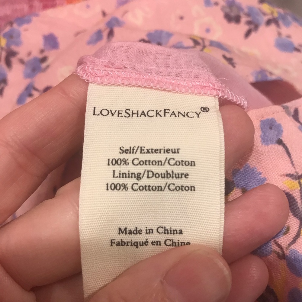 NEW Loveshackfancy Luppa Dress Exploded Pink, Large - Picture 5 of 9